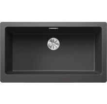 Spülbecken aus Verbundwerkstoff mit Siebkorbventil