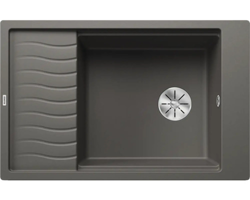 Spüle Blanco ELON XL 6S 78 x 50 cm vulkangrau 527252 Spülbecken mit Abtropffläche