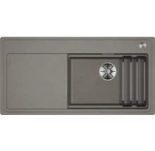 Spüle mit Abtropffläche und Spülbecken