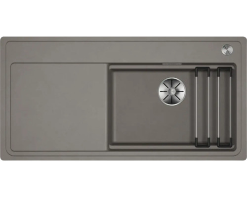 Spüle Blanco ETAGON XL 6S-F 98,8 x 49,8 x cm tartufo 528106 Spüle mit Abtropffläche und Spülbecken