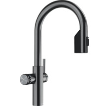 Küchenarmatur mit hohem Auslauf und einstellbarer Temperatur