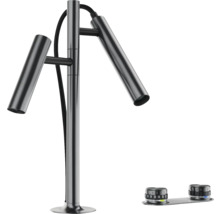 Freistehende Wannenarmatur mit zwei Griffen zur Steuerung