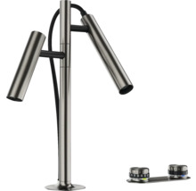 Freistehende Badarmatur mit zwei Griffen zur Temperaturregelung