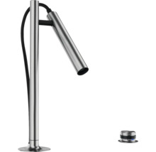 Freistehende Waschtischarmatur aus Metall mit Kabel und Steuerelement