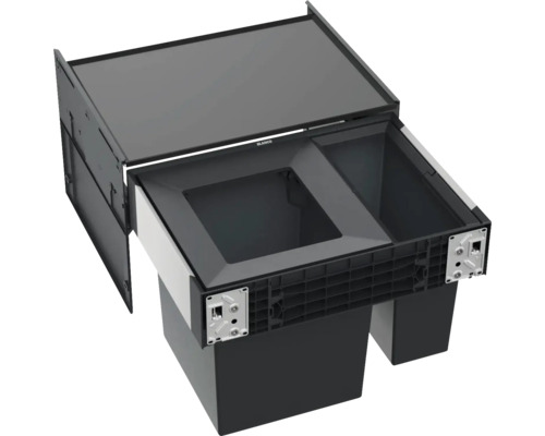 Küchenabfall-Trennsystem mit Auszug und Abfallbehältern