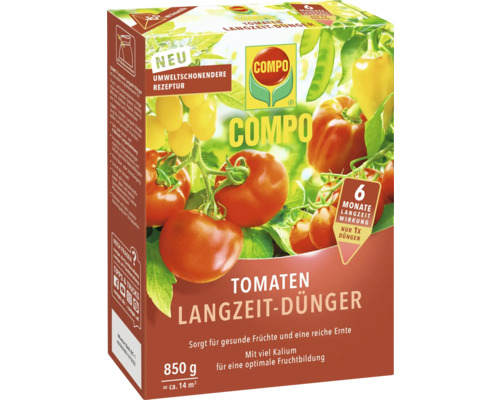 COMPO Tomaten Langzeit-Dünger 850 Gramm für gesunde Früchte
