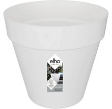 Weißer Blumentopf aus Kunststoff