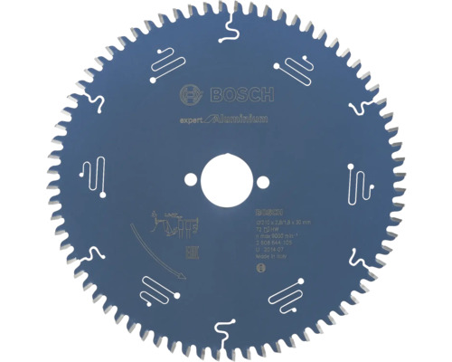 Kreissägeblatt Expert for Aluminium Ø 210x30 mm Z 72 Bosch Expert Aluminium Sägeblatt mit Zähnen