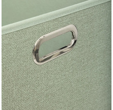 Detailansicht einer Aufbewahrungsbox mit Griff