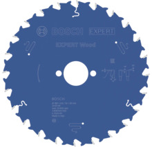 Bosch Kreissägeblatt Expert Wood, Durchmesser 180 Millimeter, Bohrung 30 Millimeter, 24 Zähne, für Holz.
