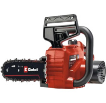 Einhell Akku-Kettensäge mit Führungsschiene und Sägekette.