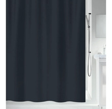 Dunkler Duschvorhang im Badezimmer