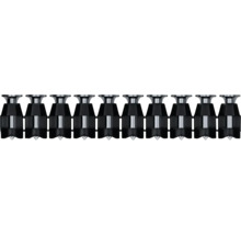 Befestigungsnägel für Deckenplatten, aus Metall und Kunststoff, in einer Reihe