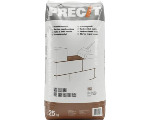 Dünnbettmörtel im 25 Kilogramm Sack