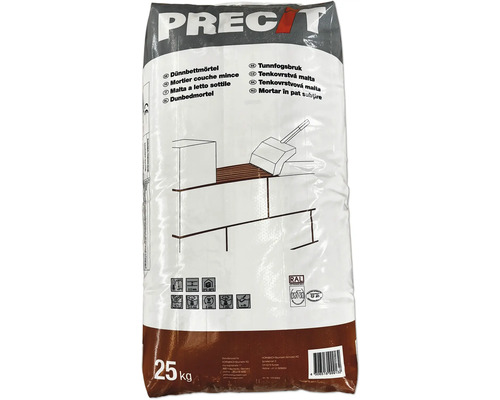 Dünnbettmörtel im 25 Kilogramm Sack