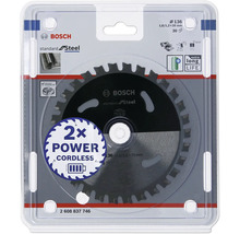 Bosch Kreissägeblatt Standard for Steel, Durchmesser 136 Millimeter