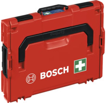 Bosch Werkzeugkoffer mit Sortimo Aufdruck und grünem Kreuz Symbol