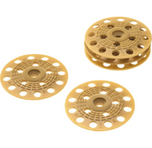 Dämmstoffteller aus Kunststoff