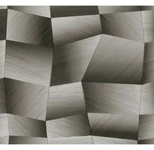 Tapete mit geometrischen Formen und metallischer Textur