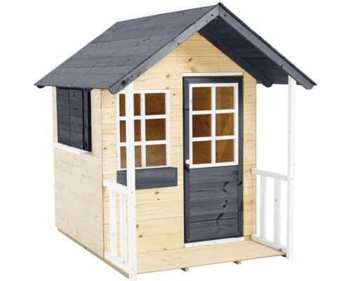 Holzspielhaus mit Fenster und Tür für Kinder