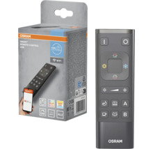 Osram Smart Plus Fernbedienung USB für intelligente Beleuchtung mit Verpackung, Tasten für Helligkeit, Farbe und programmierbare Modi.
