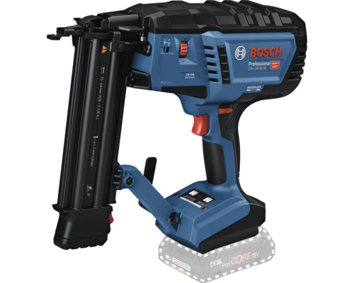 Bosch Professional Akku-Stauchkopfnagler GNH 18 Volt-50 M mit bürstenlosem Motor für Nägel von 15 bis 54 Millimeter.
