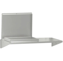 Wand-Seifenspender aus Edelstahl mit Ablage