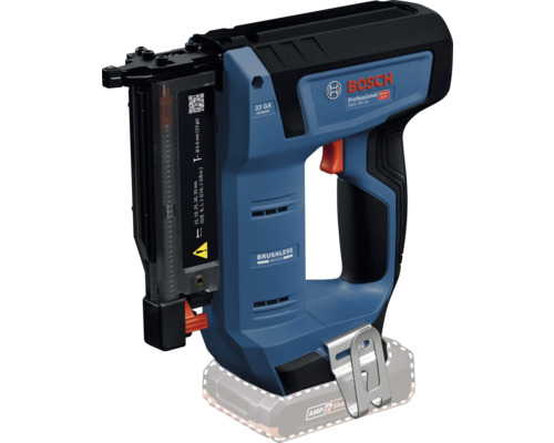Bosch Professional Akku-Pinnagler GNH 18 Volt 35 mit Bosch Professional Logo, bürstenlosem Motor für 23 Gauge Stifte und Gürtelclip.