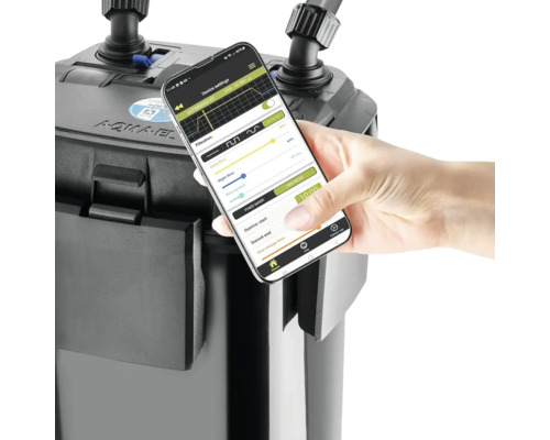 Aquarium Außenfilter mit Smartphone-App-Steuerung