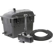 Teichfilterset mit Pumpe und Schlauch für Gartenteiche