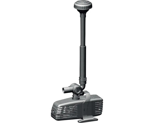 Gartenbrunnenpumpe mit Fontänenaufsatz für Gartenteiche