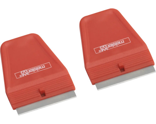 Zwei Schaber mit Meister Logo