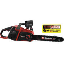 Einhell Akku-Kettensäge mit 40 Zentimeter Schwertlänge und Power X-Change Hinweis