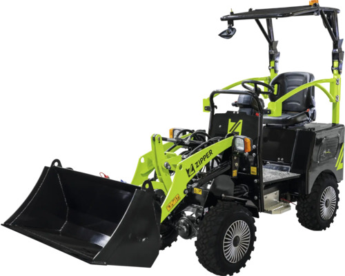 Zipper Miniradlader mit Schaufel