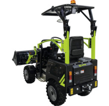 Zipper Minidumper mit Ladeschaufel, Frontansicht