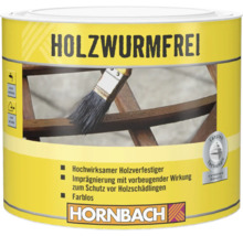 Holzwurmschutzmittel Dose mit Pinsel