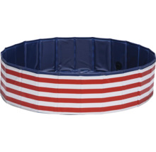Faltbarer Pool mit Streifenmuster