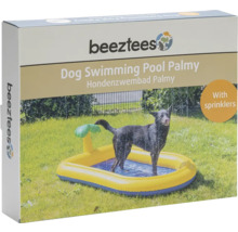Beelztees Hundepool Palmy Verpackung mit Hund im Pool