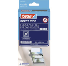 Tesa Insect Stop Fliegengitter für Dachfenster, 120 mal 140 Zentimeter Packung