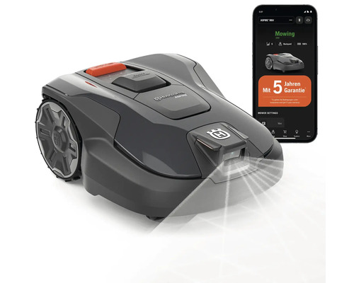 Husqvarna Aspire Mähroboter mit Smartphone-App und fünf Jahren Garantie