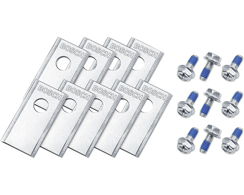 Ersatzmesser Bosch VisiMow100/ VisiMow200 Bosch Schaberklingen mit Schrauben