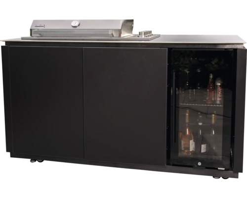Grillküche mit Kühlschrank und Stauraum für den Außenbereich