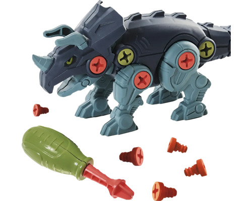 Triceratops Spielzeug zum Zusammenschrauben mit Schraubendreher