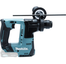 Makita Akku-Bohrhammer mit Zusatzhandgriff und Tiefenanschlag.