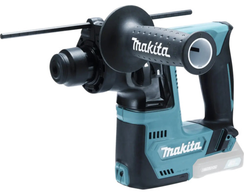 Makita Akku-Bohrhammer mit Seitengriff und Tiefenanschlag.