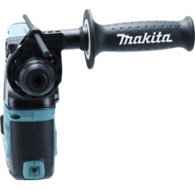 Makita Bohrhammer mit Zusatzhandgriff und SDS-plus Werkzeugaufnahme.