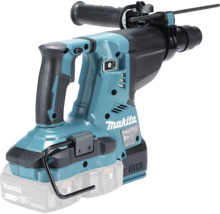 Makita Akku-Kombihammer DHR283 mit 18 Volt Lithium-Ionen-Akkus, Zusatzhandgriff und Tiefenanschlag.