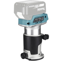 Makita Akku-Multifunktionsfräse DRT50 mit bürstenlosem Motor, 18 Volt Lithium-Ion System und Metallgehäuse.