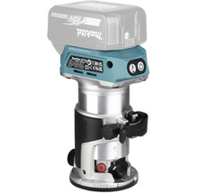 Makita Akku-Einhandfräse DRT50 18 Volt mit bürstenlosem Motor und Tiefeneinstellung
