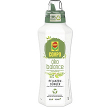 Compo Öko Balance Pflanzendünger in einer Ein-Liter-Flasche